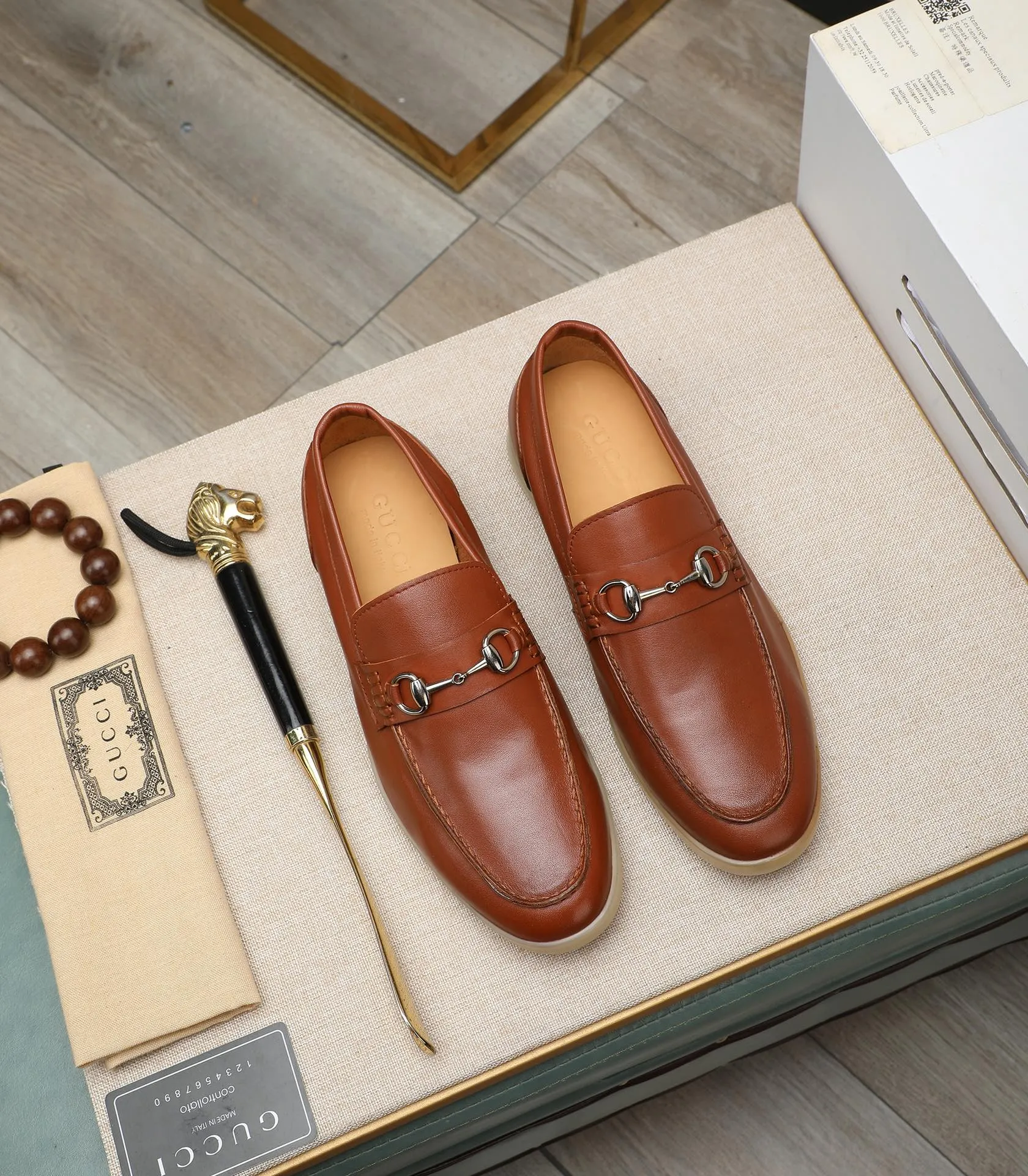 Men's shoes 💰520 📛📛Original (water-dyed cow lining) GUCCI official website formal shoes🌀 Italian 🇮🇹Imported cowhide➕Top imported water-dyed cowhide lining💋Finely handmade Original bottom, the real thing looks better when photographed in person Standard size 38-44